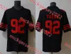 Heren 49er Fans Faithful #54 Fred Warner San Francisco F.U.S.E voetbalshirt gestikt #29 Talanoa Hufanga #92 Chase Young Jerseys S-3XL