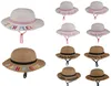 10 Styles Çocuk Kova Hat Strawhat Sunhat Summer Plaj Güneş Şapkası Kelime Kelime Kapakları Bebek Balıkçı Karikatür Çocuklar Plaj Bebek Şapkaları Shippi8985647