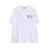 2024 디자이너 Galleriestee Dept 셔츠 남성 MENS T 셔츠 셔츠 여성 Tshirts 그래픽 손으로 그린 ​​ins 스플래시 레터 라운드 목 티셔츠