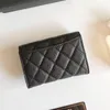 Portafoglio corto da donna Portamonete mini portafoglio portachiavi portamonete Con scatola originale