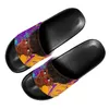 Kapcie Summer African Woman Design Non-Slip Home Casule Flip Flip Flops Beach Women Slipper Sandals Indoor Outdoor Zapatillas