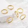 Cluster Rings Sele European American Creative Products Fashion Simple 26 English Letters Ring Openings 925 Silver Kofsac