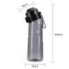 Bicycle Flavored Water Bottle with 7 Flavour Pods Air Water Gourd Up Frosted 650ml Sport Starter Set Cup Camping Fishing Pods 240117