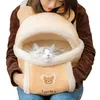Przewoźnicy kotów Pet Travel Zagusta ciepły plecak worka na klatkę piersiową