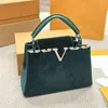 Kadın Tasarımcı Çanta Lüks Tote Çanta Capusines Moda Omuz Çantaları Kadın Crossbody Bag Marka Cüzdanlar Kadife Çapraz Vücut Çanta 4 Renk