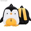 Handtaschen Jungen Mädchen Rucksack Niedlicher Tierpinguin Kinder Plüsch Rucksack Kindergarten Schultasche