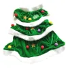 Costume de chat d'arbre de Noël drôle animaux de compagnie robe à capuche de Noël fête de vacances d'hiver manteau chaud vêtements pour chats chiens chaton chiot fantaisie 240117