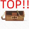 Flap Shoulder Bags TOP. M46757 DAUPHINE EAST WEST / Lady Designer Handbag Purse Hobo Satchel Clutch Evening Baguette Bucket Tote Pouch Bag Pochette Accessoires Trunk