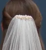 Irregular Pearl Bridal Veil With Metal Comb Ivory White Champagne Wedding Veil with Freshwater Pearls Vintage Beads Bridal Accesso1794215