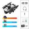 S99MAX Intelligent afstandsbediening HD Dual Camera Folding Drone, LED Night Navigation Light, Optical Flow Positioning, Electronic Control Camera
