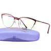 Zonnebrilmonturen Vrouwen Cat Eye Brilmontuur Mode Optische Brillen Vlinder Stijl Vrijetijdsbril 8502