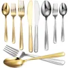 Set di stoviglie 2 set di utensili per coltelli da bistecca forniture da cucina in acciaio inossidabile stoviglie da cinque pezzi gestiti piatti occidentali