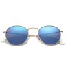 Men Rao Baa Sunglasses Classic Bretro Sunglasses Sunglasses Luxury Eyewear Rayban Ron Metal Frame Designers Sun Glasses Woman AJ 3447 with Box Cool