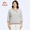 Astrid Women's Sweater Solid Trends Top Long Sleeve Female Tees Plus Size Woman Pullovers Soft Knitted Jumpers Basic Clothing 240117