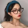 Lunettes de soleil Fashion Vintage Leopard Lunettes pour myopie Anti Blue Light Myopie Fini Cat Eye Moins Lunettes Dioptrie