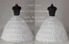 2018 White 6 Hoop Slirt Under Wedding Dress Ball Gowns Crinoline Petticoats Bridal Wedding Accessories Vestido de Noiva2195013