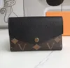 Billeteras de diseñador de mujeres de lujo envoltura de cartera clásica de cartera clásica