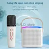 Portable Speakers Y1 Karaoke Machine Portable Bluetooth 5.3 Speaker 2 Wireless Microphones LED Music Rhythm Light Home Family Singing Machine J240117