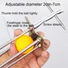 Paracord Monkey Fist Jig With Stainless Steel Adjustable Woven Tool Needle Kit DIY Outdoor Survival Keychain Maker 240117