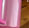 Cobrand Kış Cosmo Pembe Geçit Töreni 1: 1 Logo Söndürücü H2.0 40Oz Paslanmaz Çelik Tumbler Silikon Saplı Kapak ve Saman Araç Kupaları Su Şişeleri 0117