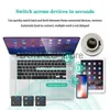 Keyboards IFXLIFE Wireless Bluetooth5.0 2.4G Mouse and Keyboard Suite Combination Supports Android/Windows/Macios Laptops IpadsMacbook J240117