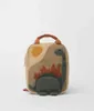Backpacks Small Dinosaur Animal Shape Backpack School Bag New Kids Canvas Kindergarten Cartoon Embroidery Sun Long Neck