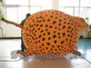 wholesale Cute Inflatable Fat Leopard 1.8m Height Blow Up Cartoon Animal Model Balloon For Amusement Park And Shopping Mall Theme Decoration