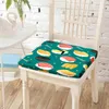 Pillow Sushi Food Printed Chair Resting S Cotton Memory Foam Washable Coat Chairs Pad For Indoor Dining Room Home Decor