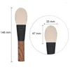 Pinceaux de maquillage X902, brosse professionnelle faite à la main, poils de chèvre doux, Saibiikoho, poudre plate pour le visage, manche en bois de santal