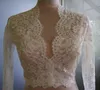 Veste boléro de mariage, veste en dentelle à manches longues, blanche, sur mesure, 4681482