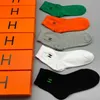 Men's Socks designer Sports Designer H-Socks for men Long and Women's Tube Spring Summer Thin Business 5 pairs of-socks 6DN9 7RWA