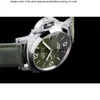 Paneris Watch Mechanical Watches Luxury Paneraii Новые и PAM01356 44 -мм серии Lumino Green Dial Водонепроницаемые наручные часы Дизайнерская модная марка нержавеющая сталь