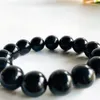 Charm Armbanden Hoge Kwaliteit Vrouwelijke Sieraden Glanzende Natuurlijke Halfedelstenen Armband Oog Obsidiaan Dapper Kristal Mannelijke Gift