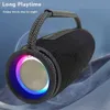 Portable Speakers Portable Bluetooth Speaker with RGB LightsWireless Speakers with HD Sound 10W Super Bass for Home Party Outdoor Beach Travel J240117