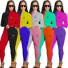 Womens tracksuits designer tracksuits mulheres definir outono e inverno nova manga longa casual feminino wear de alta qualidade puro algodão malha roupas