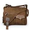 Ruil Men Canvas Multifunction Crossbody Bag Retro Handbags Travel Wear Resistance Shoulder Messenger Bags Leisure Package bolsa 240117