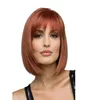 Women039SウィッグとヘッドピースUropean Amazon Crossborder New Air Fringe Wig Shortストレートヘア学生​​ボブヘアレディセット24696512451