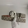 Cinture da uomo firmate Cintura da donna Cintura con fibbia in ottone Cintura di design classica in vera pelle Pelle bovina di alta qualità Larghezza 2,0 cm 3,0 cm 3,4 cm 3,8 cm Con confezione regalo