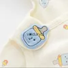 풀오버 LAWADKA 0-6 MONTH NEWBORN BAVY BOY BOY ROMPER COTTON SOFON SOFT 유아 점프 슈트 여아를위한 캐주얼 인쇄물 소년 봄 가을 H240508