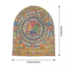 Berets Mandala Buddhismus Meditation Spirituelle Warme Strickmütze Mode Motorhaube Hut Herbst Winter Outdoor Beanies Hüte Für Männer Frauen Erwachsene