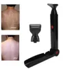 Electric Back Hair Shaver Trimmer Machine Long Handle USB Folding Double Sided Back Body Hair Leg Removal Tool H2204223171442