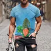 Men's T Shirts Trendy Graphic Tees Clothing For Irish Pattern Crewneck Tops St. Day Mens Shirt Pack Novelty