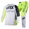 2022 Motocross Gear Set Troy Fox 180 Skew Pants Pants Street Moto Offroad Zestawy motoryzacyjne garnitur fluorescencyjny