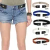 Belts Belt No Buckle Invisible Alloy Adjustment Universal Unisex Woman Simple Style Multicolored DIY Prop Jeans Band