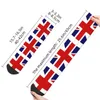 Herensokken Verenigd Koninkrijk Vlag Heren Crew Unisex Cool 3D Printing British UK Jack Jurk