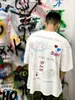 Camisetas masculinas Saint Michael Cho Bubble Little Angel Limited Direct Spray Impresso High Street Angustiado Mangas Curtas Zu