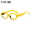 Solglasögon R57087 Small Frame Cat Eye Reading Eyeglasses Women Fashion Candy Color Frames Presbyopic Glasses Dioptric 0,50- 3,50