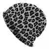 Berets Leopard Skullies Beanies Caps Cool Inverno Quente Mulheres Homens Chapéu de Malha Unissex Adulto Animal Impressão Bonnet Chapéus