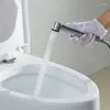 Akcesoria do kąpieli Zestaw Wspornik Bidet Sprayer ręczny dysza węża głowica prysznicowa srebrne zapasy narzędzie toalety akcesoria łazienkowe