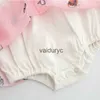 Zestawy Lawadka 3M 6M 9m Bawełna+siatka Baby Girl Bodysuits Summer Baby Wear Ubranie kombinezonu dla dziewcząt roupas Infantil 2022 NOWOŚĆ H240508